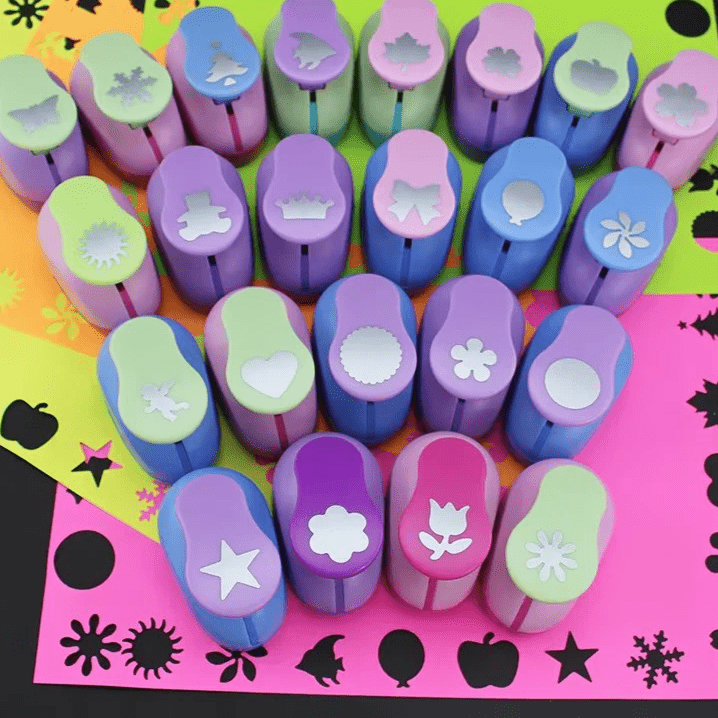Perforatrice DIY 5x4,5x3 cm – Motifs variés pour papier & mousse EVA - Mains Créatrices