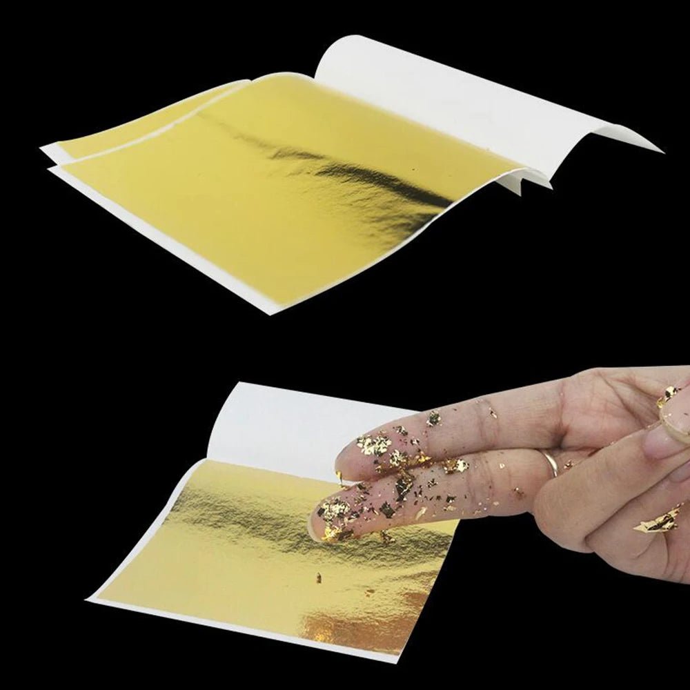 100 - 200 feuilles imitation Or et autres couleurs - Mains Créatrices