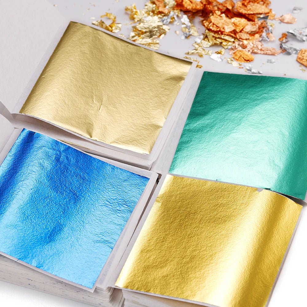 100 - 200 feuilles imitation Or et autres couleurs - Mains Créatrices