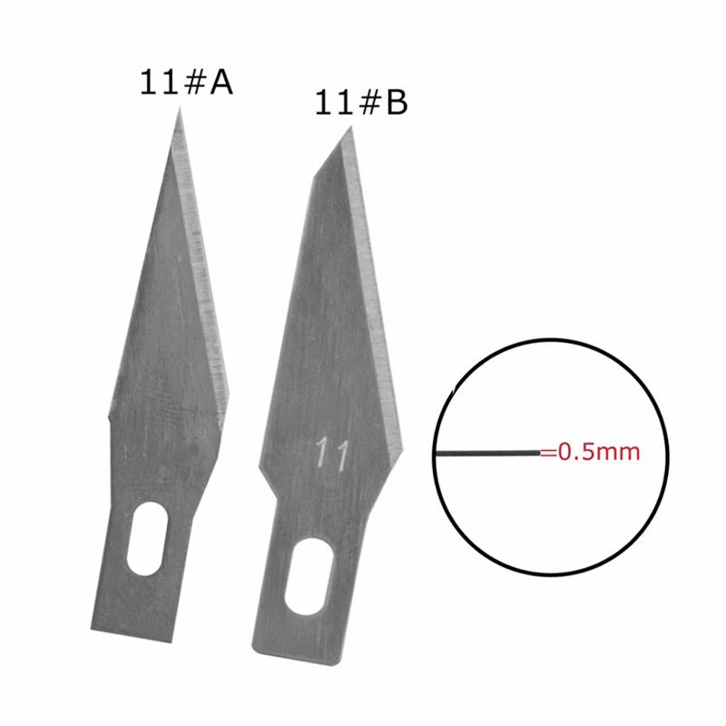 Cutter Métal Antidérapant avec Lames de Rechange – Kit de Précision - Mains Créatrices
