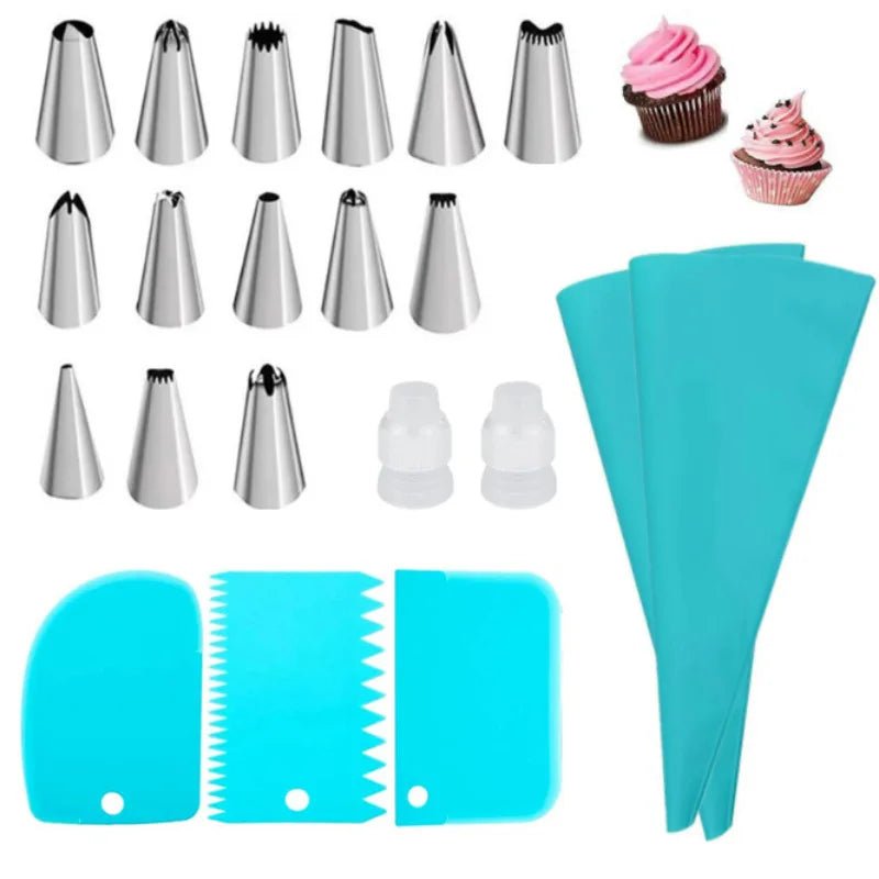 Kit de décoration pâtisserie poche à douille - Mains Créatrices
