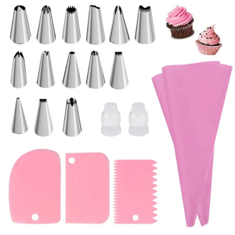 Kit de décoration pâtisserie poche à douille - Mains Créatrices