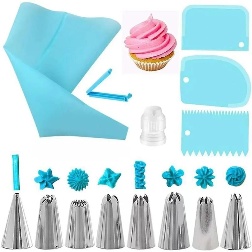 Kit de décoration pâtisserie poche à douille - Mains Créatrices