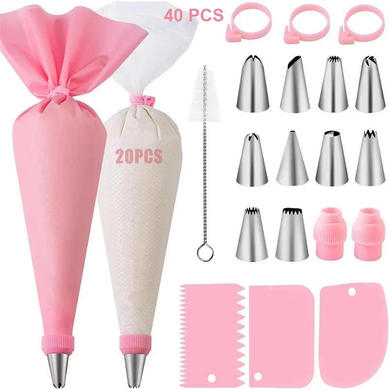 Kit de décoration pâtisserie poche à douille - Mains Créatrices