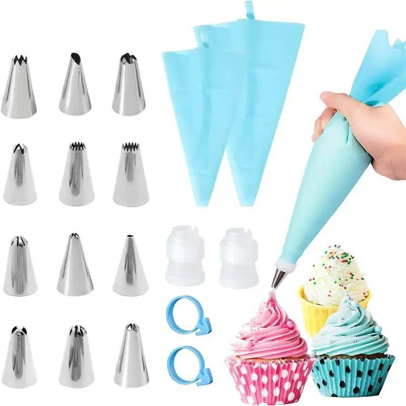 Kit de décoration pâtisserie poche à douille - Mains Créatrices