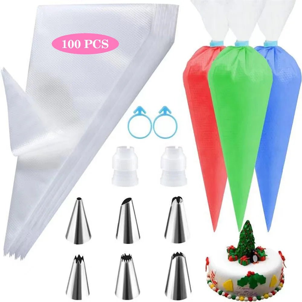 Kit de décoration pâtisserie poche à douille - Mains Créatrices