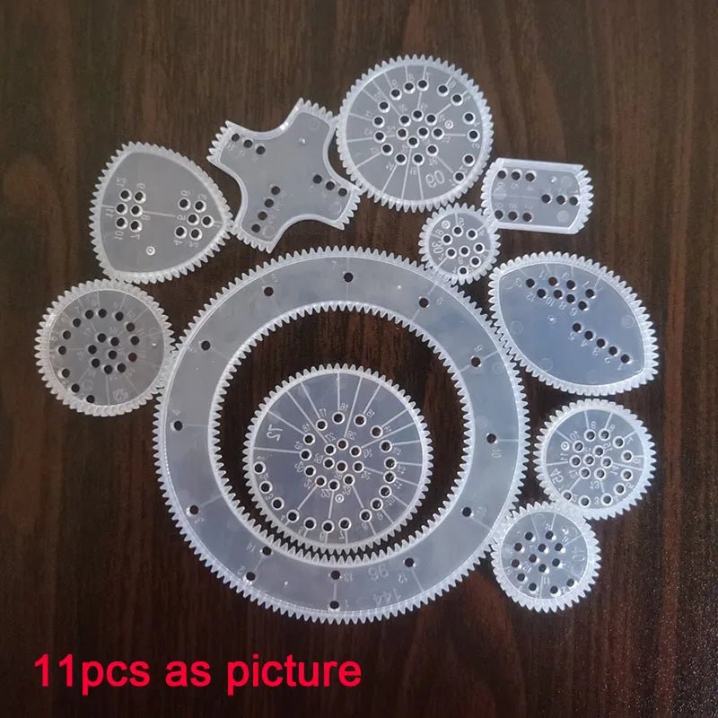 Kit dessin spirographe spirale magique – Papier arc - en - ciel à gratter (10 à 33 pcs) - Mains Créatrices