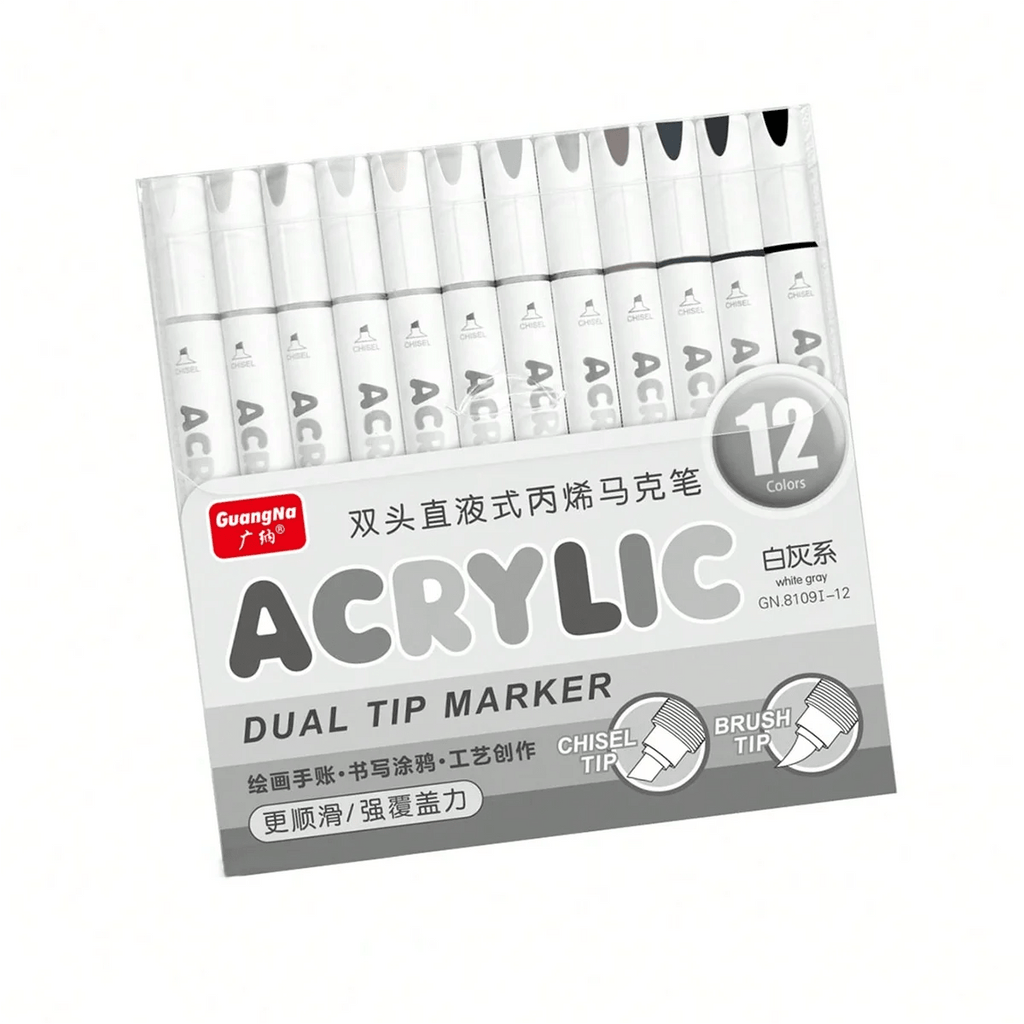 Marqueurs acryliques 12 à 360 couleurs - Mains Créatrices