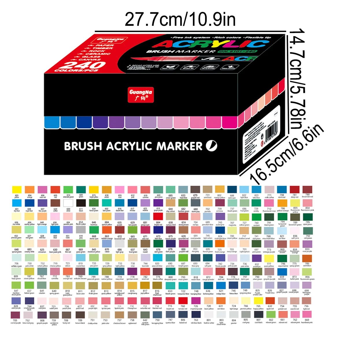 Marqueurs acryliques 12 à 360 couleurs - Mains Créatrices