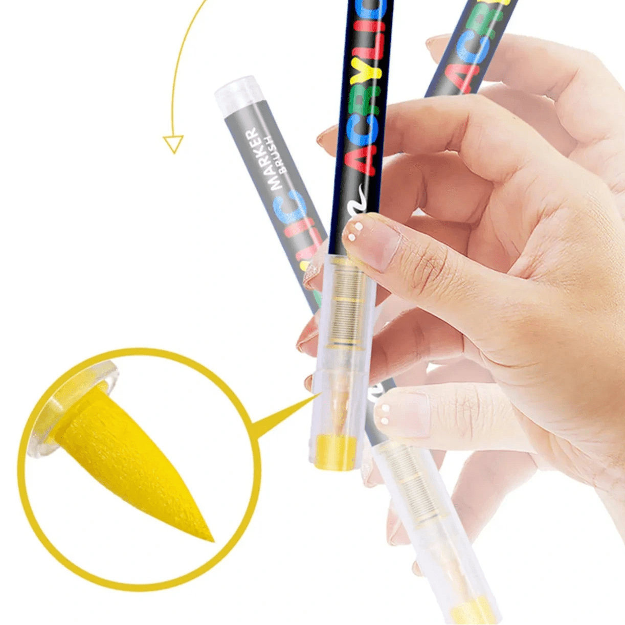 Marqueurs acryliques 240/288 couleurs - Mains Créatrices