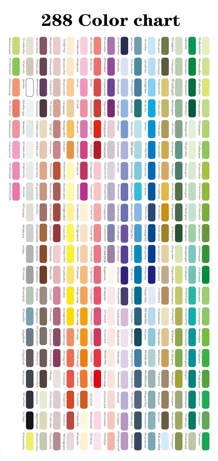 Marqueurs acryliques 240/288 couleurs - Mains Créatrices