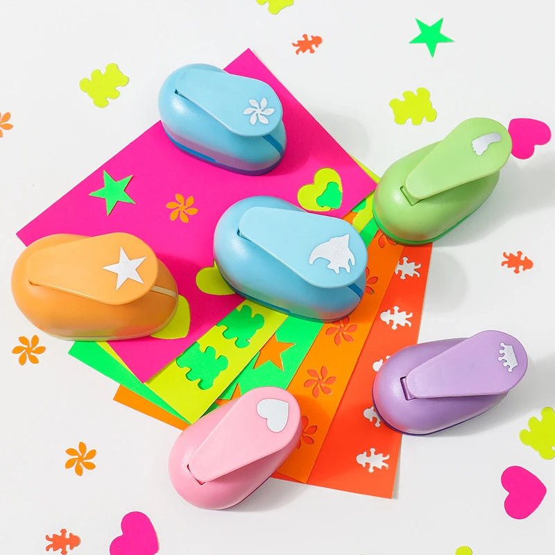 Perforatrice DIY 5x4,5x3 cm – Motifs variés pour papier & mousse EVA - Mains Créatrices