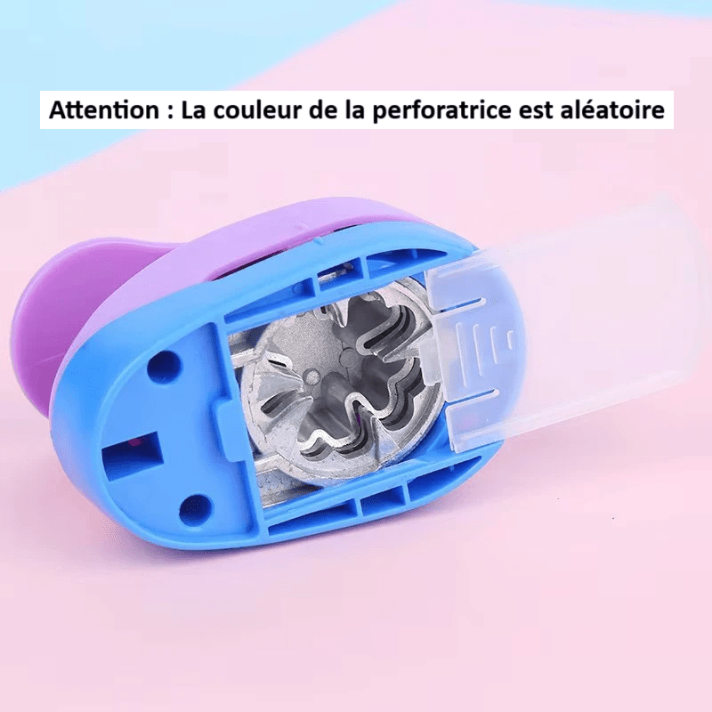 Perforatrice DIY 5x4,5x3 cm – Motifs variés pour papier & mousse EVA - Mains Créatrices