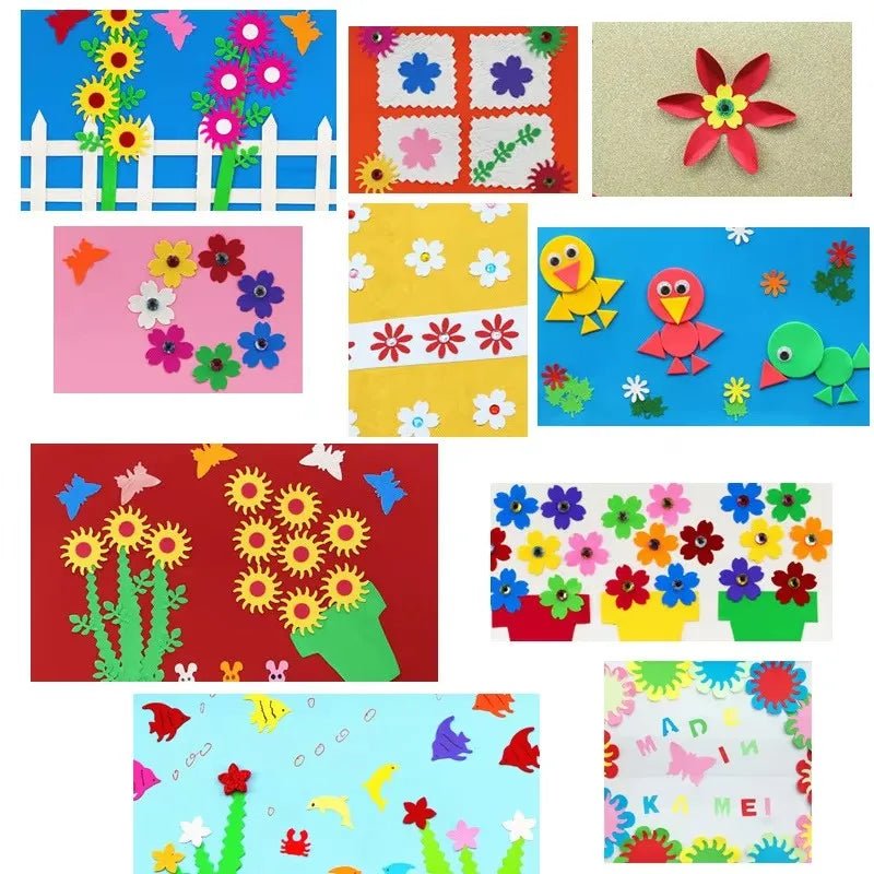 Perforatrice DIY 5x4,5x3 cm – Motifs variés pour papier & mousse EVA - Mains Créatrices