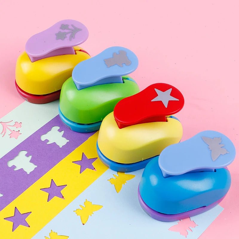 Perforatrice DIY 5x4,5x3 cm – Motifs variés pour papier & mousse EVA - Mains Créatrices