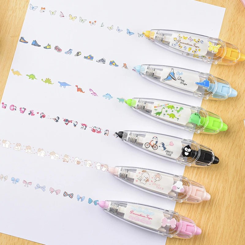Ruban correcteur décoratif motifs mignons - Mains Créatrices