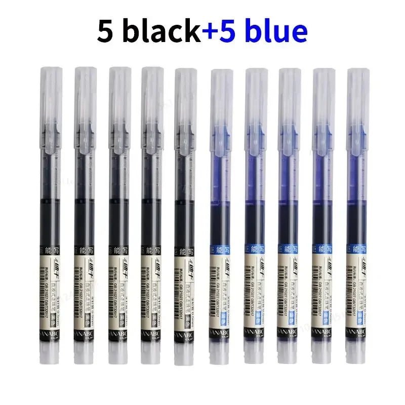 Set de 10 stylos gel 0,5 mm – écriture fluide et précise - Mains Créatrices