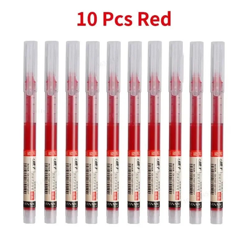 Set de 10 stylos gel 0,5 mm – écriture fluide et précise - Mains Créatrices